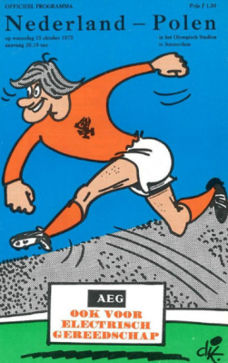 Holandia -Polska 1975 program, voetbalstats.nl