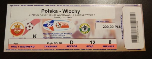 Polska wygrywa mecz z Włochami w 2003 r