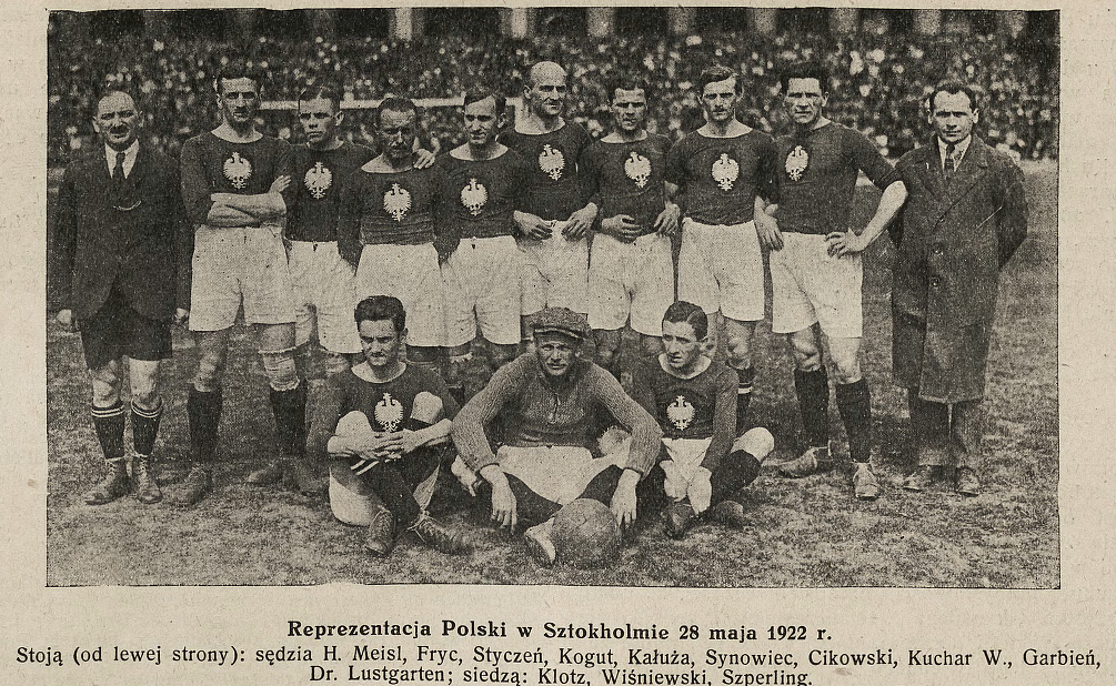 Szwecja-Polska 28 maja 1922. Sport z dn. 29.05.1922