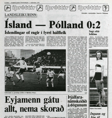 Islandia - Polska 1978
