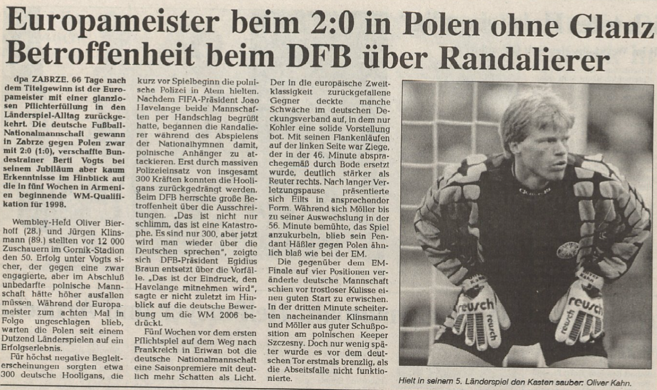 Polska - Niemcy 1996