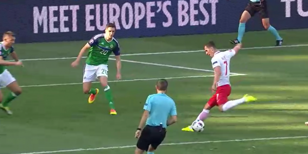 Polska - Irlandia Północna 1-0 Euro 2016