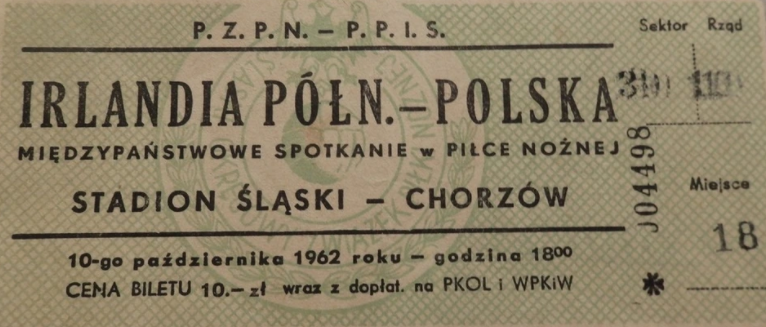 Irlandia Północna - Polska 1962