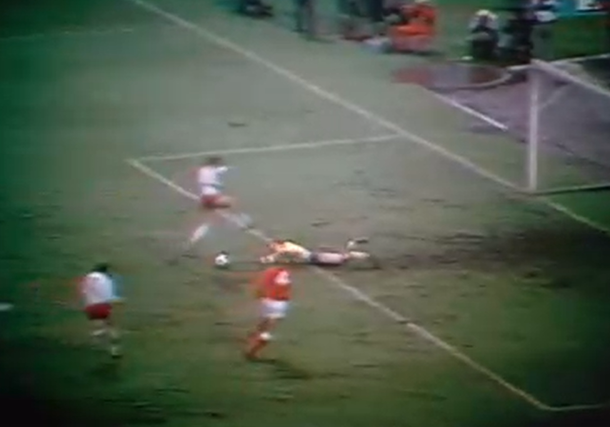 Polska - Dania 1977 4-1 Lubański Fair - Play