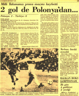 Polska-Turcja 1981