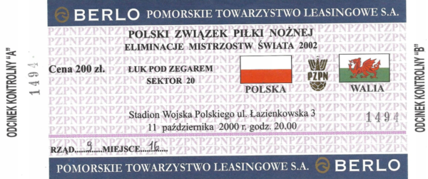 Polska-Walia 2000
