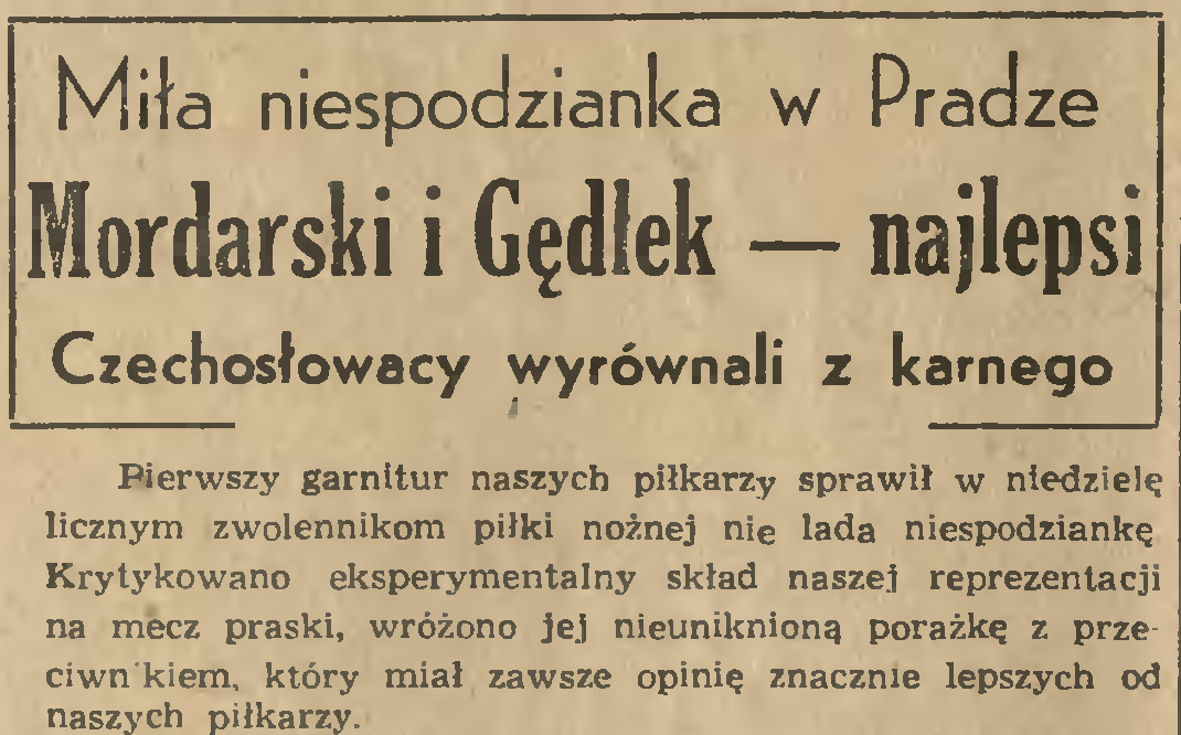 Czechosłowacja-Polska 1952