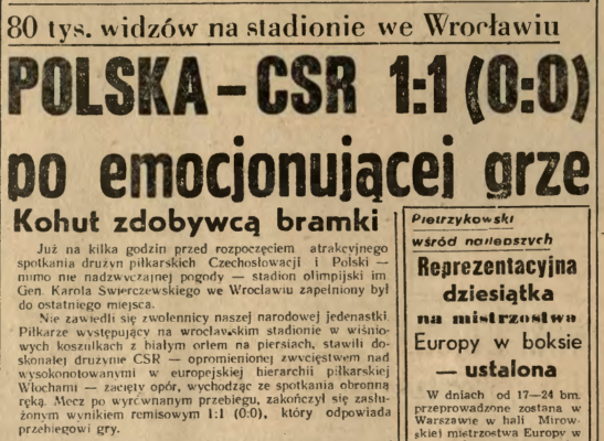 Polska-Czechosłowacja 1953