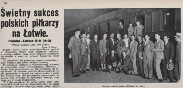Łotwa-Polska 5.07.1931