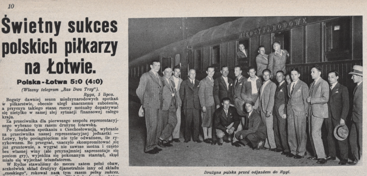 Łotwa-Polska 5.07.1931
