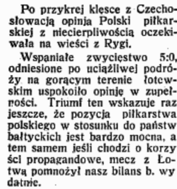 Łotwa-Polska 5.07.1931