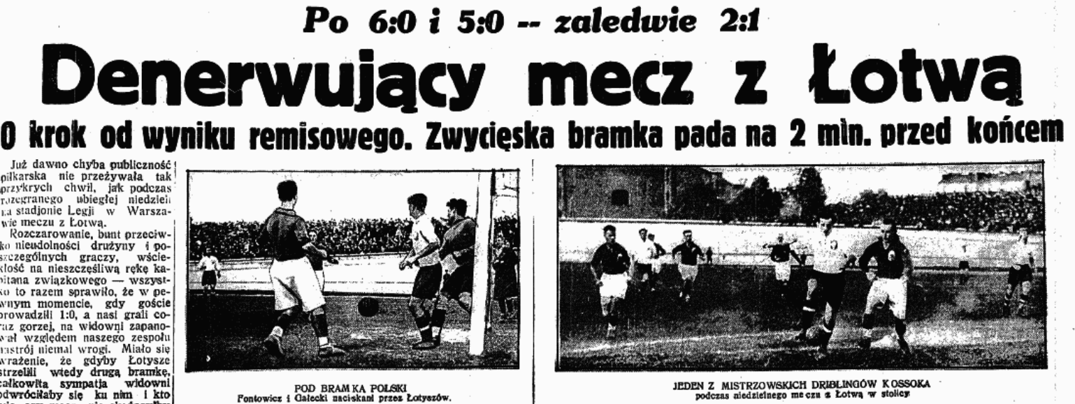 Polska-Łotwa 2.10.1932